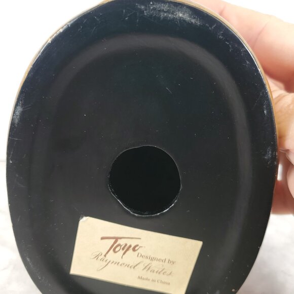 Vintage Raymond Waites “Toyo” Ceramic Cat Figurine Striped Tiger Cat - Picture 6 of 10